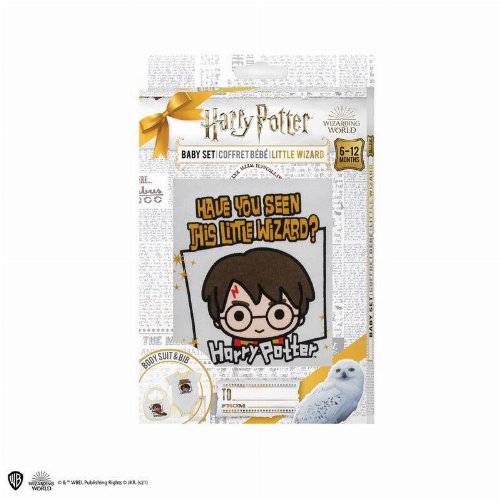 Harry Potter - Little Wizard Bodysuit with Bibs
Set