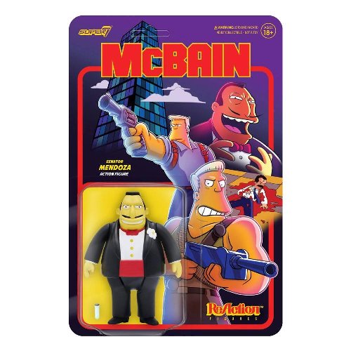 The Simpsons: ReAction - McBain - Senator Mendoza
Action Figure (10cm)