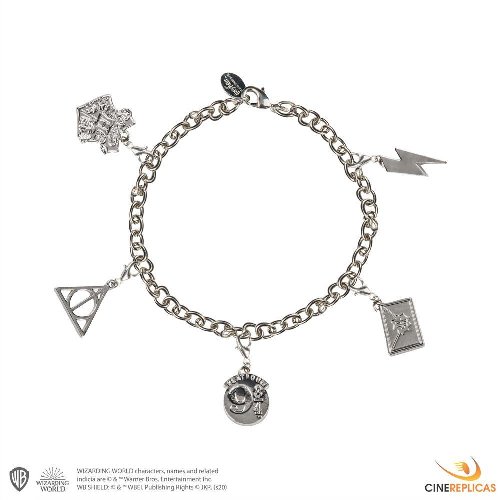 Harry Potter - Symbols Charm Silver Plated Βραχιόλι
(23cm)