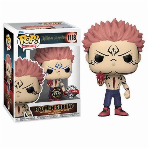 Figures Funko POP! Bundle of 2: Jujutsu Kaisen -
Sukuna with Heart #1118 & Chase (Exclusive)