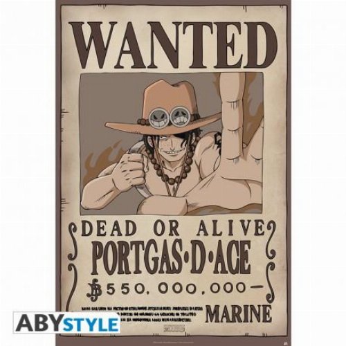 One Piece - Wanted Ace Αυθεντική Αφίσα
(92x61cm)
