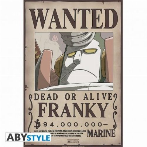 Αυθεντική Αφίσα One Piece - Wanted Franky
(52x38cm)