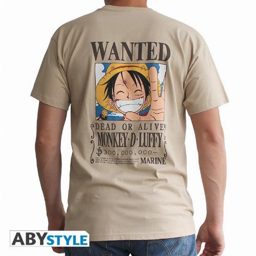 One Piece - Wanted Luffy Sand T-Shirt
