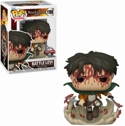 Φιγούρα Funko POP! Attack on Titan - Battle Levi
(Bloody) #1169 (Exclusive)