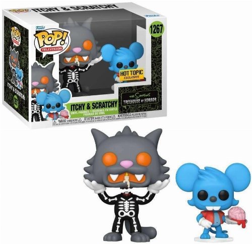 Figure Funko POP! The Simpsons - Itchy with
Scratchy (Skeleton) #1267 (Exclusive)