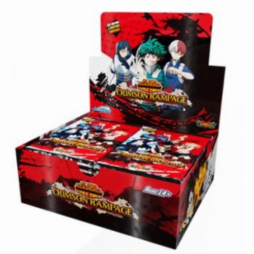 UniVersus CCG: Boku no Hero Academia - Series
02: Crimson Rampage Booster Box (24 packs)