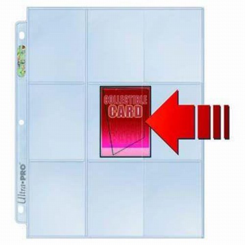 Ultra Pro 9-Pocket Pages Side-load Box (100
pages)