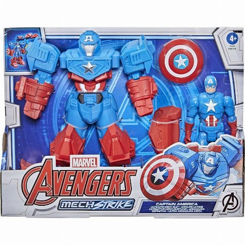 Φιγούρα Δράσης Marvel: Avengers - Captain America
Ultimate Mech Suit (15cm)