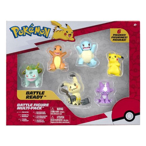 Pokemon - W3 6-Pack Battle Figures
(8cm)