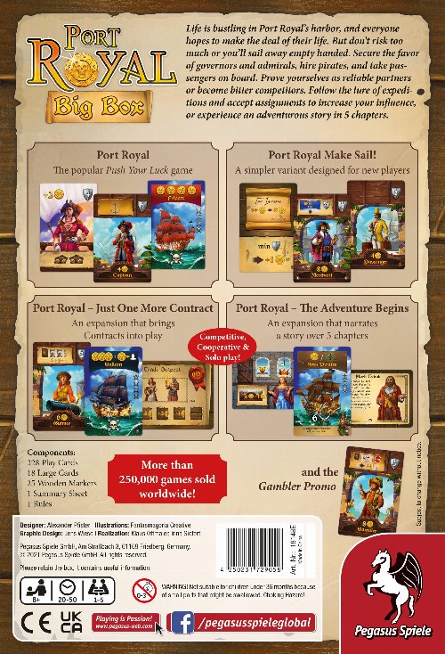 Board Game Port Royal: Big
Box