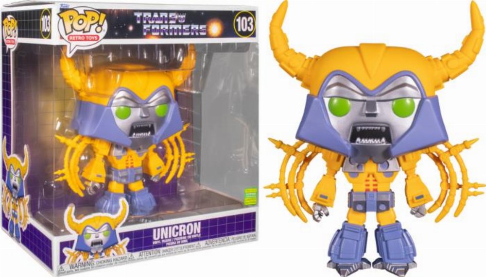 Funko Pop! Retro Toys 103 Transformers Unicron Giant Mega Vinyl Figure –  Collecticon Toys