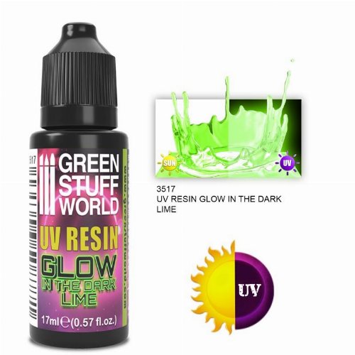 Green Stuff World - Glow in the Dark UV Resin/Lime
(17ml)