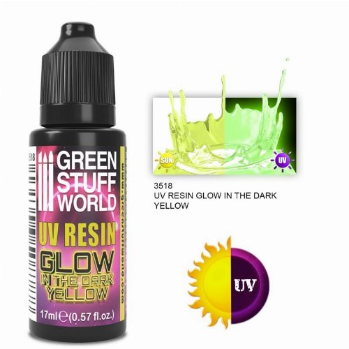 Green Stuff World - Glow in the Dark UV
Resin/Yellow (17ml)