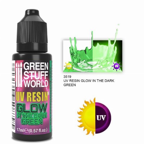 Green Stuff World - Glow in the Dark UV
Resin/Green (17ml)