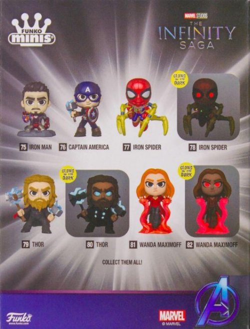 Funko Mini: Infinity Saga - Iron Spider (GITD) #78
Figure (Exclusive)