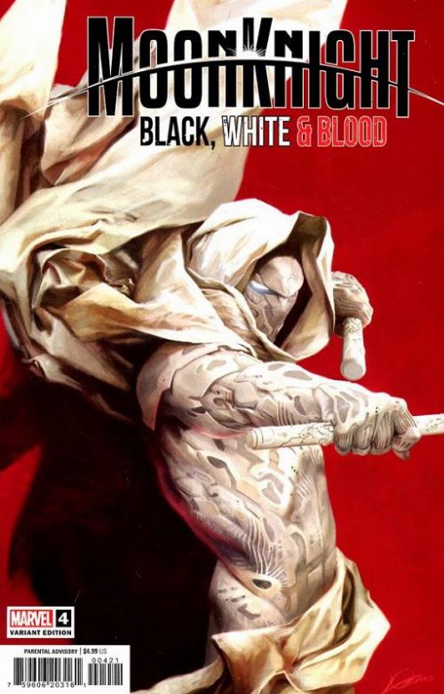 Τεύχος Κόμικ Moon Knight Black, White & Blood #4
(Of 4) Lozano Variant Cover
