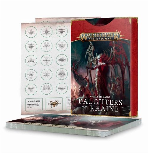 Warhammer Age of Sigmar - Warscroll Cards: Daughters
of Khaine