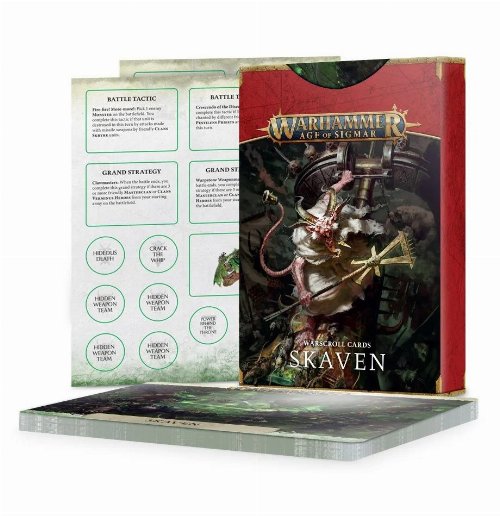 Warhammer Age of Sigmar - Warscroll Cards:
Skaven