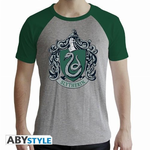 Harry Potter - Slytherin Grey & Green T-Shirt
(S)