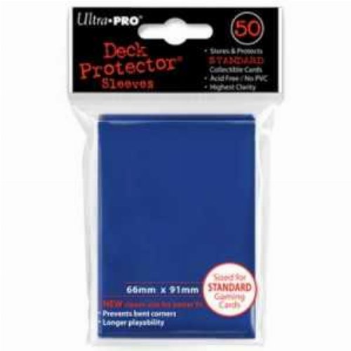 Ultra Pro Card Sleeves Standard Size 50ct -
Blue