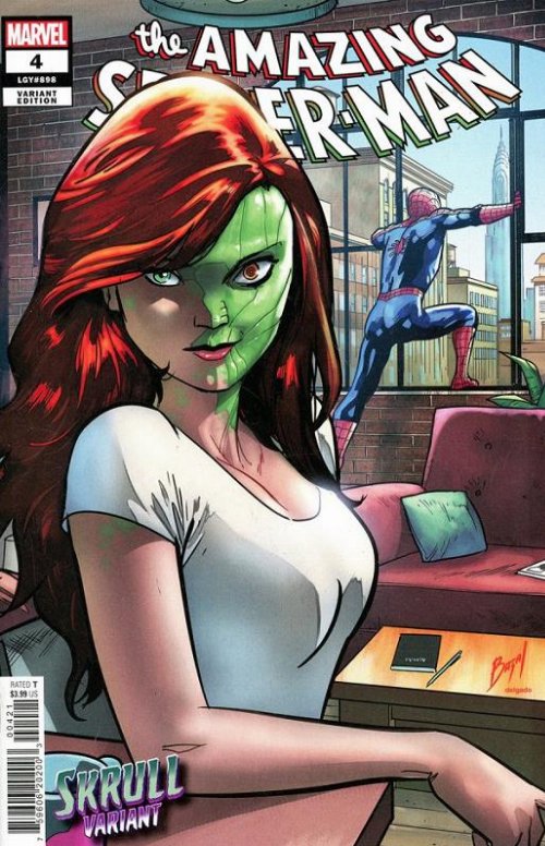 The Amazing Spider-Man #04 Bazaldua Skrull Variant
Cover