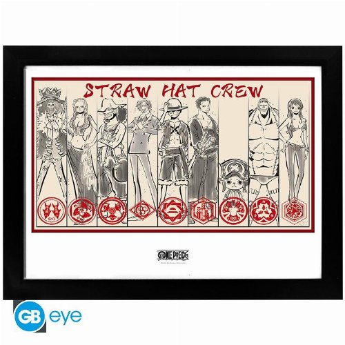 One Piece - Straw Hat Crew Αφίσα σε Κάδρο
(31x41cm)