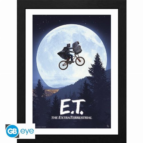 E.T. - Moon Αφίσα σε Κάδρο (31x41cm)
