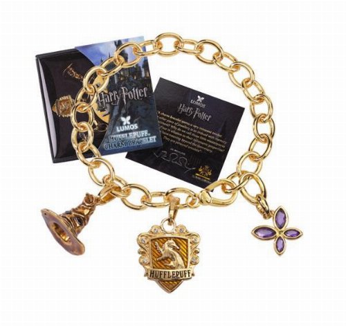 Harry Potter - Lumos Hufflepuff Bracelet (Gold
Plated Zinc Alloy)