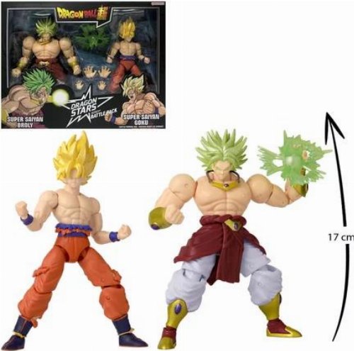 Φιγούρες Δράσης Dragon Ball Super: Dragon Stars -
Super Saiyan Goku & Super Saiyan Broly (17cm)