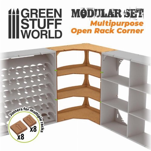 Green Stuff World - Modular Paint Rack
(Corner)