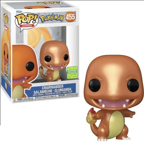 Figure Funko POP! Pokemon - Charmander
(Metallic) #455 (SDCC 2022 Exclusive)