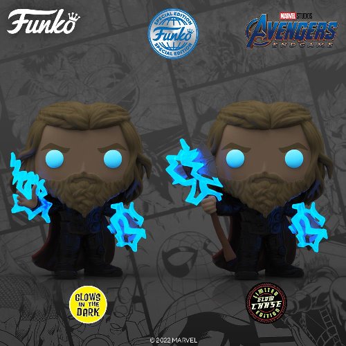 Φιγούρα Funko POP! Bundle of 2: Φιγούρα Funko POP!
Avengers: Endgame - Thor with Thunder (GITD) and Thor with
Stormbreaker (GITD Chase) #1117 (Exclusive)