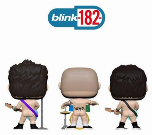 Figures Funko POP! Rocks: Blink-182 - Mark
Hoppus, Travis Barker, Tom DeLonge 3-pack