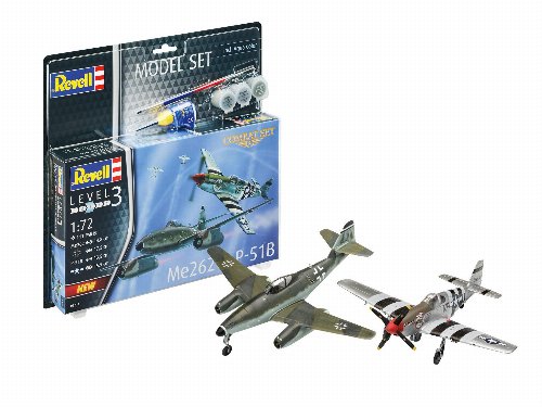 Σετ Μοντελισμού Me262 & P-51B Mustang
(1:72)