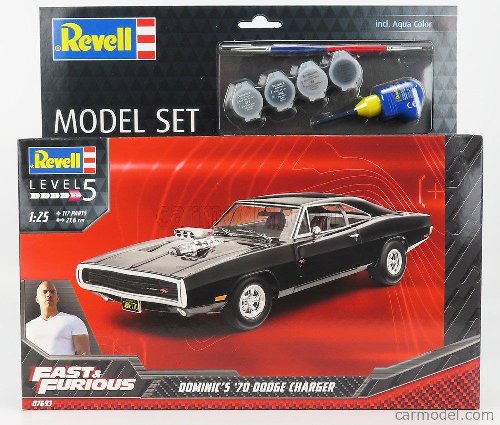 The Fast & Furious - Dominics 1970 Dodge
Charger (1:25) Model Set