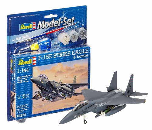 F-15E STRIKE EAGLE & Bombs (1:144) Model
Set