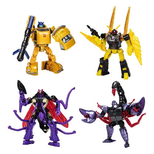Transformers: Generations Legacy - Autobot Goldbug,
Ransack, Skywasp & Predacon Scorponok 4-Pack Φιγούρες Δράσης
(14cm)