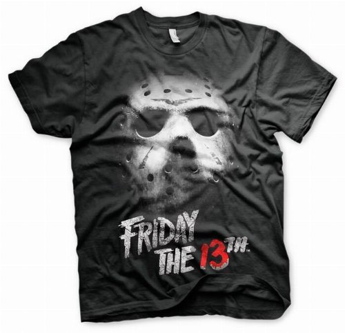 Friday the 13th - Mask Black T-Shirt (L)