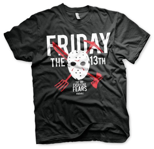 Friday the 13th - The Day Everyone Fears T-Shirt
(S)