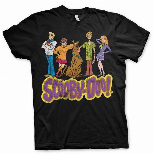 Scooby Doo - Team Scooby Doo Distressed T-Shirt
(L)