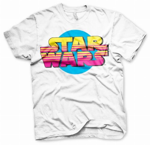 Star Wars - Retro Logo White T-Shirt
