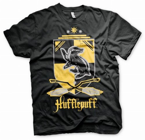 Harry Potter - Hufflepuff Black T-Shirt