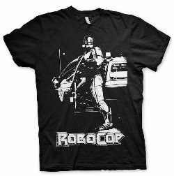 RoboCop - Poster Black T-Shirt (L)