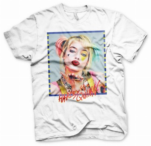 Harley Quinn - Kiss White T-Shirt (XL)