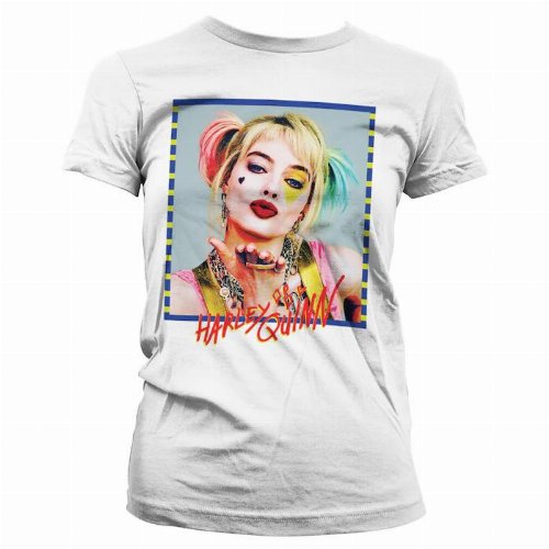 Harley Quinn - Kiss White Ladies T-Shirt
(L)