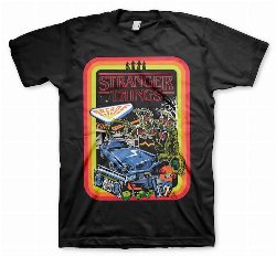 Stranger Things - Retro Poster Black T-Shirt
(M)