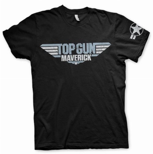 Top Gun - Maverick Logo Black T-Shirt
(M)