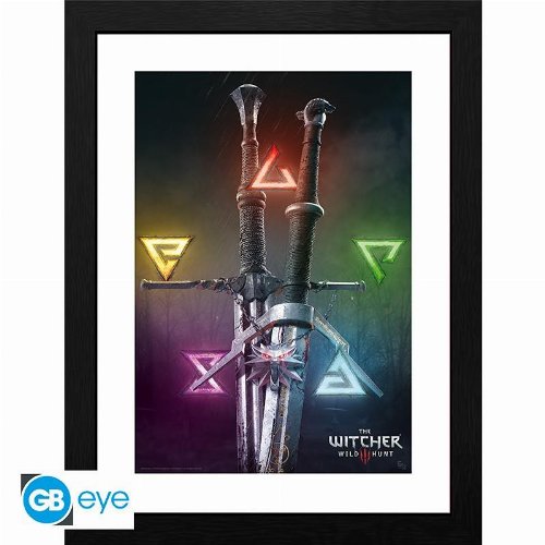 The Witcher - Signs & Swords Framed Poster
(31x41cm)