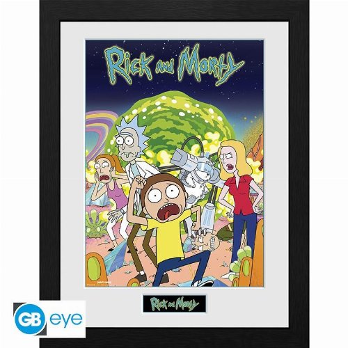 Rick and Morty - Compilation Αφίσα σε Ξύλινη Κορνίζα
(31x41cm)