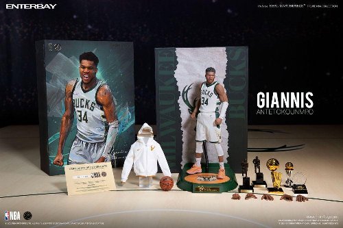 NBA: Collection Real Masterpiece - Giannis
Antetokounmpo Φιγούρα Δράσης (33cm) LE5000